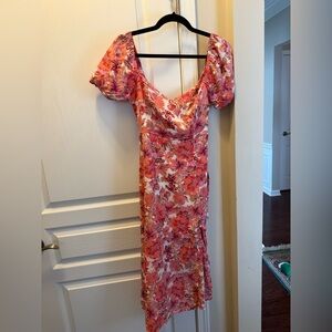 HELLO MOLLY- Floral Pink Dress